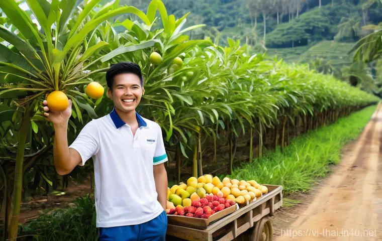 태국의 농업 경제 - **Futuristic Smart Farm in Thailand:** A meticulously organized smart farm in Thailand, demonstratin... 태국의 농업 경제 - **Futuristic Smart Farm in Thailand:** A meticulously organized smart farm in Thailand, demonstratin...