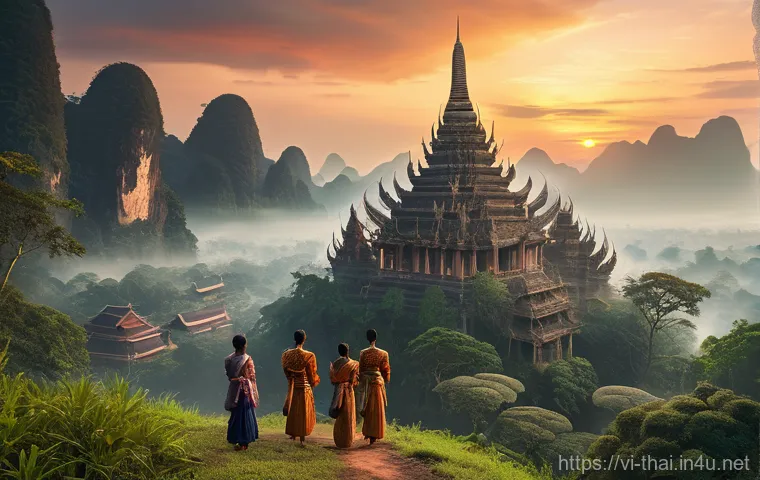 태국의 최신 영화 제작 - **Prompt:** A dynamic and intense scene featuring a group of diverse Thai high school students. They...